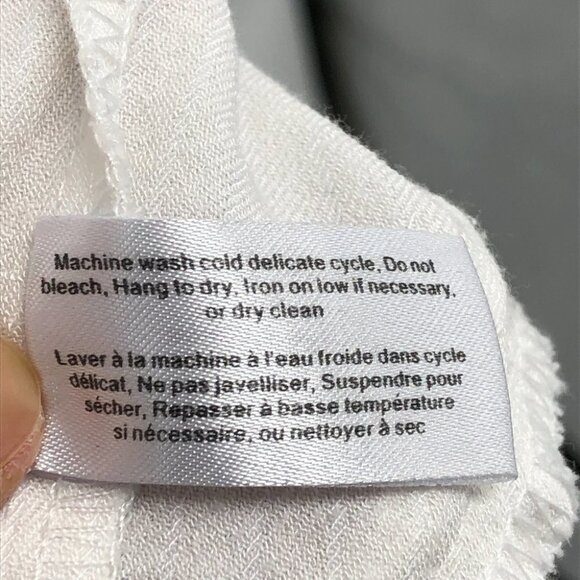 Monk & Lou White loungewear joggers Sweatpants Pockets  size LG - Picture 10 of 16